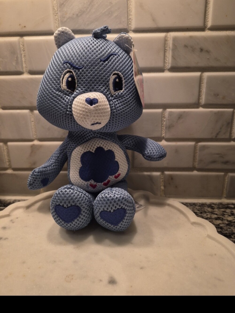 NWT Rare Care Bears Grumpy Bear Plush Splish Splashers Pool & Tub Toy